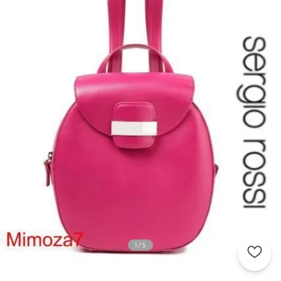 Sergio Rossi backpack Sergio Rossi | Bags | Sergio Rossi Backpack Sky Blue Bag  main image 4